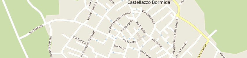 Mappa della impresa cartoleria dei portici arturo a CASTELLAZZO BORMIDA