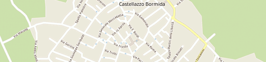 Mappa della impresa ravera giuseppina a CASTELLAZZO BORMIDA
