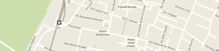 Mappa della impresa rosticceria la piazzetta di santoro rosaria a NOVELLARA