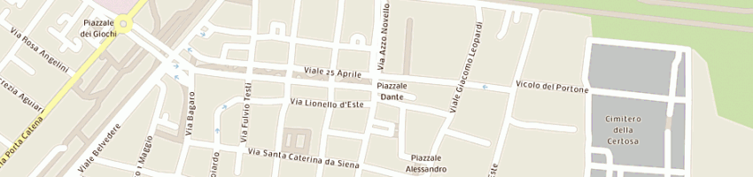 Mappa della impresa piccola italia sas di rovatti mauro e c a FERRARA
