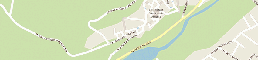 Mappa della impresa albergo della gioventu' a CASTELL ARQUATO