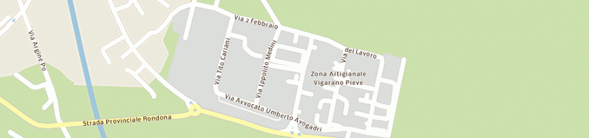 Mappa della impresa pl di poppi luigi a VIGARANO MAINARDA