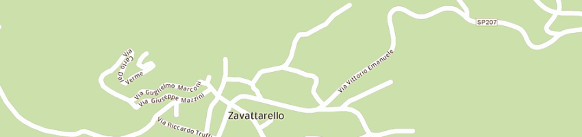Mappa della impresa municipio a ZAVATTARELLO