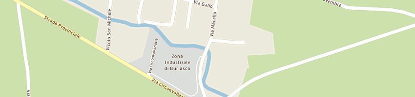 Mappa della impresa valenziano giancarlo a BURIASCO