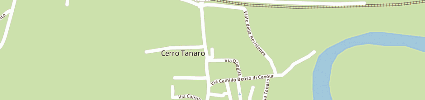Mappa della impresa galanzino teresio a CERRO TANARO