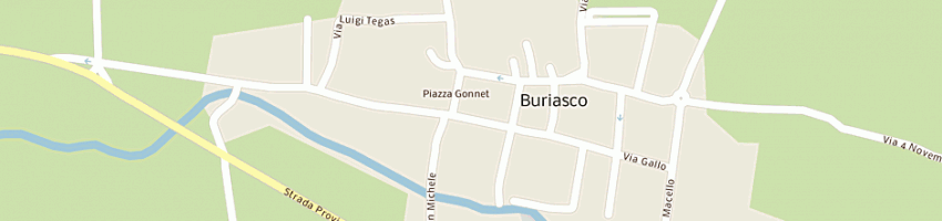 Mappa della impresa tecno utensili di tomasi canovo luigi a BURIASCO