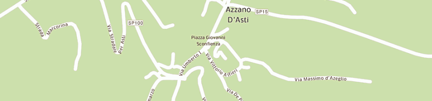 Mappa della impresa municipio a AZZANO D ASTI