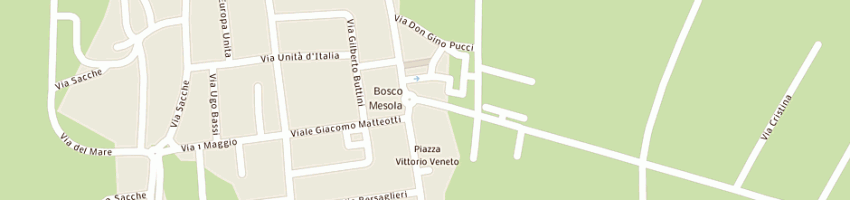 Mappa della impresa carabinieri a MESOLA