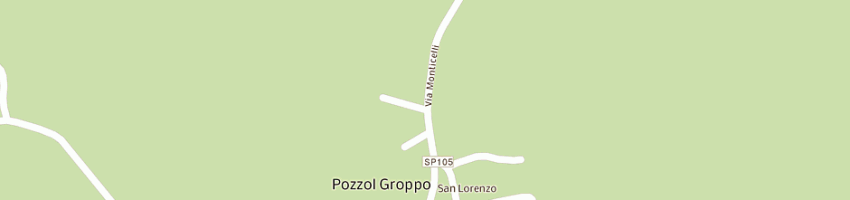 Mappa della impresa albera a POZZOL GROPPO