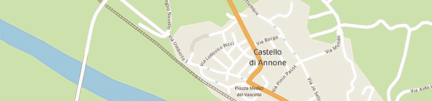 Mappa della impresa l'incontro srl a CASTELLO DI ANNONE