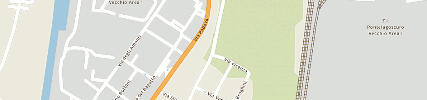 Mappa della impresa fratelli visentini di visentini marco rosetta e mauro snc a FERRARA