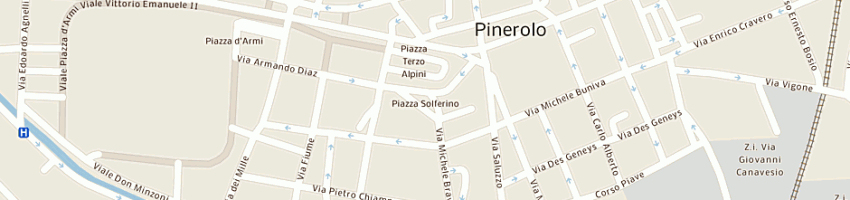 Mappa della impresa tulisso silvia a PINEROLO