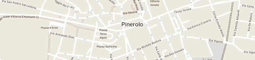 Mappa della impresa sanpaolo invest banca spa a PINEROLO
