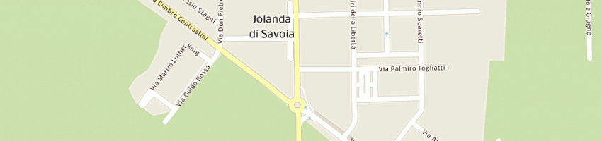 Mappa della impresa farmacia beltrami a JOLANDA DI SAVOIA