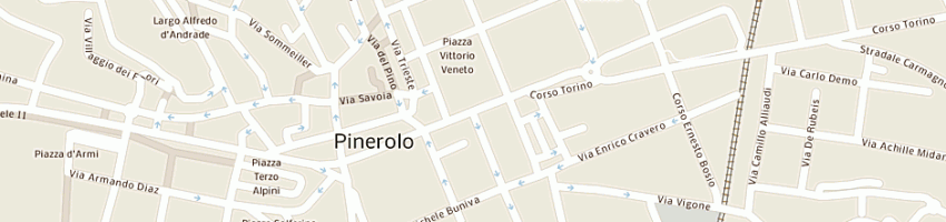 Mappa della impresa groundzero srl a PINEROLO
