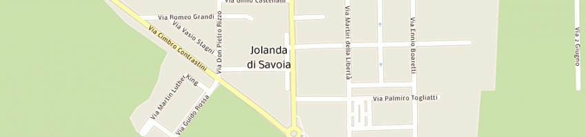 Mappa della impresa bertazzini enrico a JOLANDA DI SAVOIA