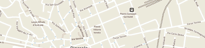 Mappa della impresa caffe' fontana roxy bar snc di ferraresi me c a PINEROLO