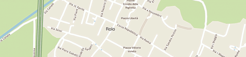 Mappa della impresa tabaccheria barbieri a ROLO