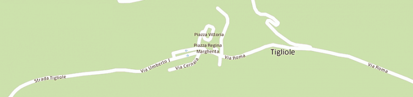 Mappa della impresa poste italiane a TIGLIOLE