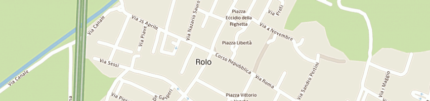 Mappa della impresa l m shoes di marigonda loretta a ROLO