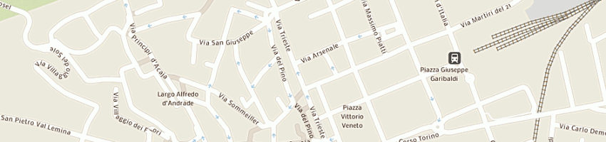 Mappa della impresa municipio di pinerolo a PINEROLO