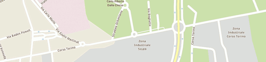Mappa della impresa windsor snc di catherine jane rose e sandro vazon colla a PINEROLO