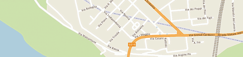 Mappa della impresa sorv strade a OCCHIOBELLO