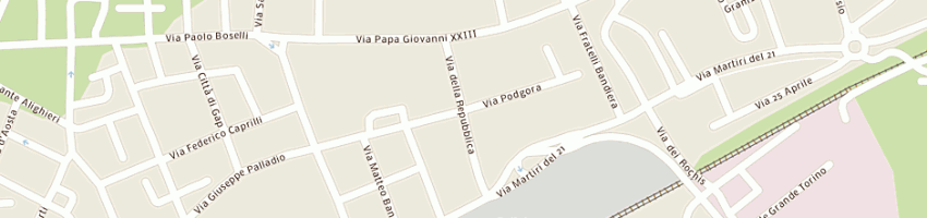 Mappa della impresa veneziani luigi a PINEROLO