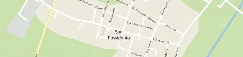 Mappa della impresa zona celestina a SAN POSSIDONIO