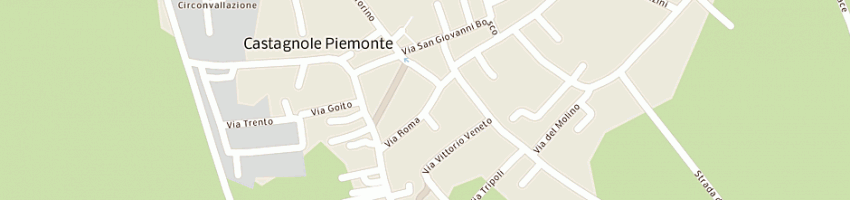 Mappa della impresa mt srl a CASTAGNOLE PIEMONTE