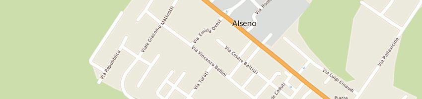 Mappa della impresa municipio di alseno a ALSENO