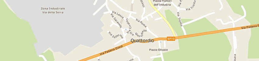 Mappa della impresa municipio a QUATTORDIO