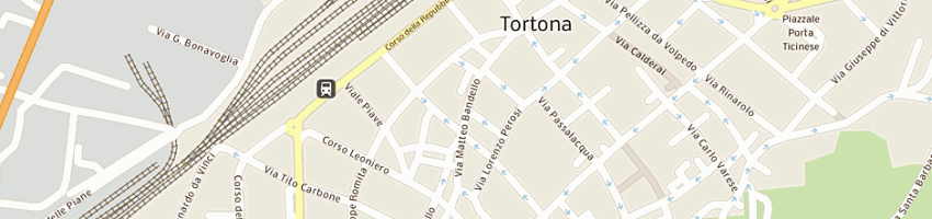 Mappa della impresa mangani antonietta a TORTONA