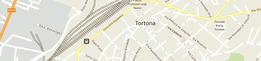Mappa della impresa edicola rognoni di rognoni anna maria a TORTONA