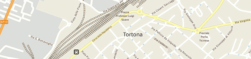 Mappa della impresa castelfrut sas a TORTONA