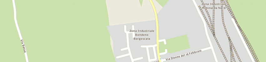 Mappa della impresa calcestruzzi spa a BONDENO