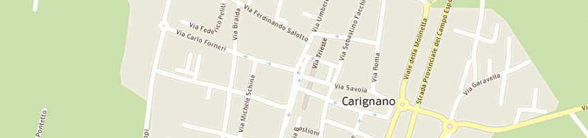 Mappa della impresa giampietro raffaella a CARIGNANO