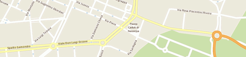 Mappa della impresa casa della poltrona srl a ALESSANDRIA