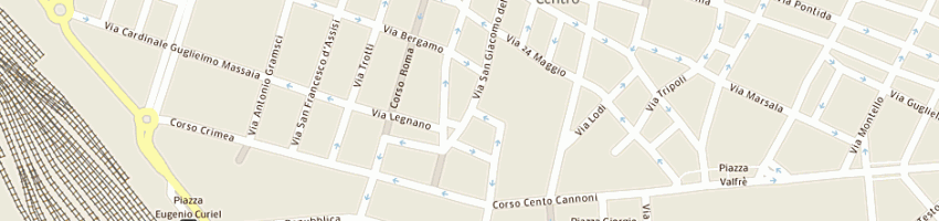 Mappa della impresa libreria berardini srl a ALESSANDRIA