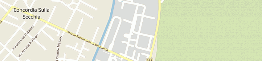 Mappa della impresa maurice di ceriati maurizio e c a CONCORDIA SULLA SECCHIA