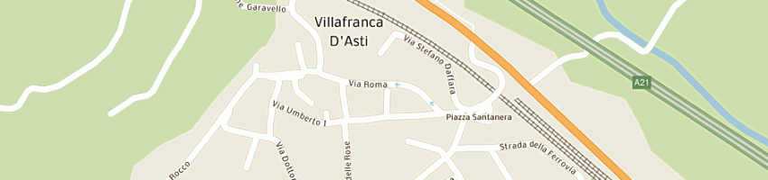Mappa della impresa municipio a VILLAFRANCA D ASTI