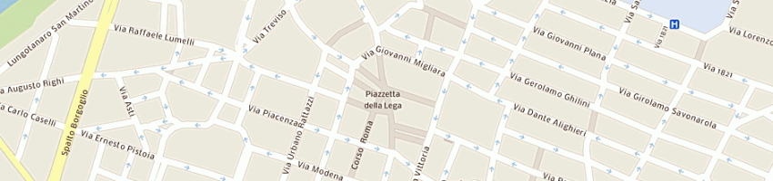 Mappa della impresa residenza iulia ii srl a ALESSANDRIA