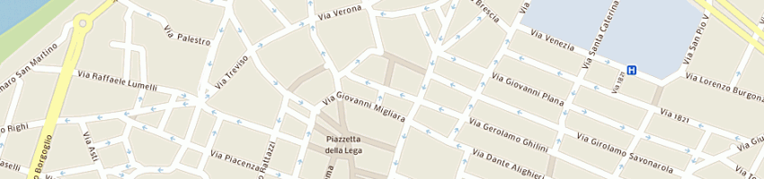Mappa della impresa centro casa alessandria srl a ALESSANDRIA