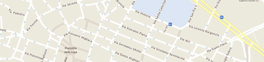 Mappa della impresa pizzeria ristorante il mulino a ALESSANDRIA