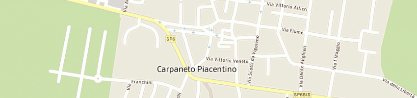 Mappa della impresa lazzarelli francesco a CARPANETO PIACENTINO