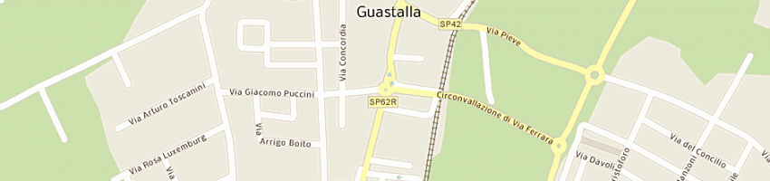 Mappa della impresa campbell adv (snc) a GUASTALLA