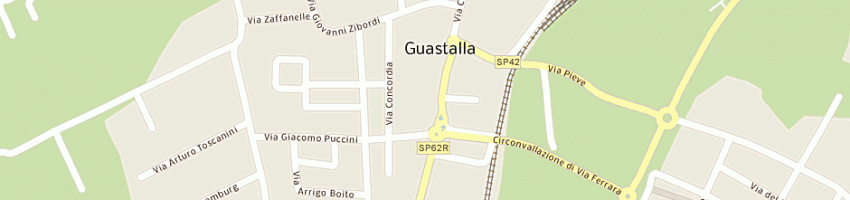Mappa della impresa casa di riposo - paralupi fiorani - a GUASTALLA