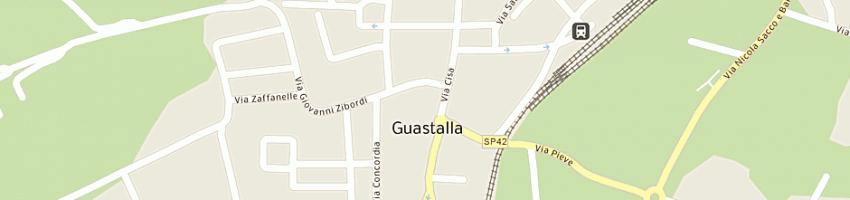 Mappa della impresa rovesti grazzi liliana a GUASTALLA