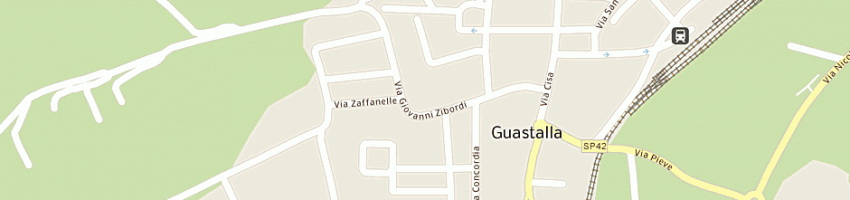 Mappa della impresa giemme (snc) a GUASTALLA