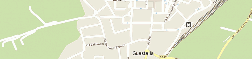 Mappa della impresa benassi mariaelena a GUASTALLA